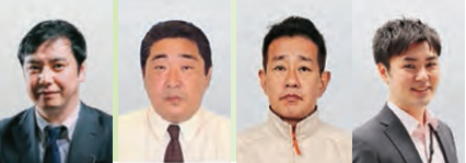 池端 裕之 氏 齋藤 年広 氏 坂口 慎治 氏 青木 優和 氏
