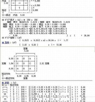 図-2 ボイドスラブ配置計算