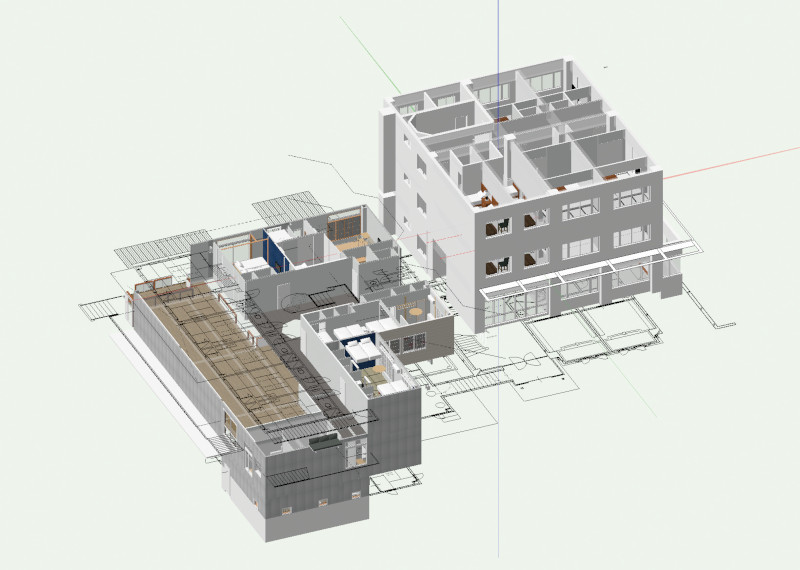 図-2 改修案件におけるBIM