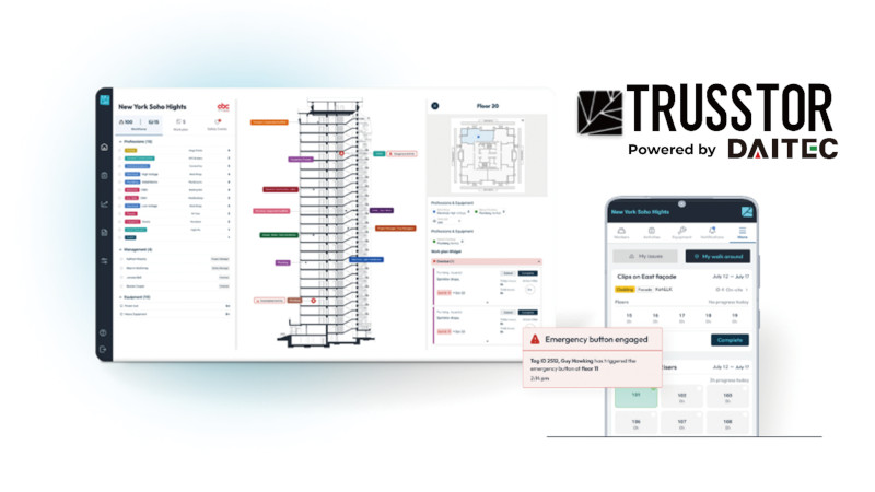 IoT建設現場モニタリングシステム<br />Trusstor(トラスター)