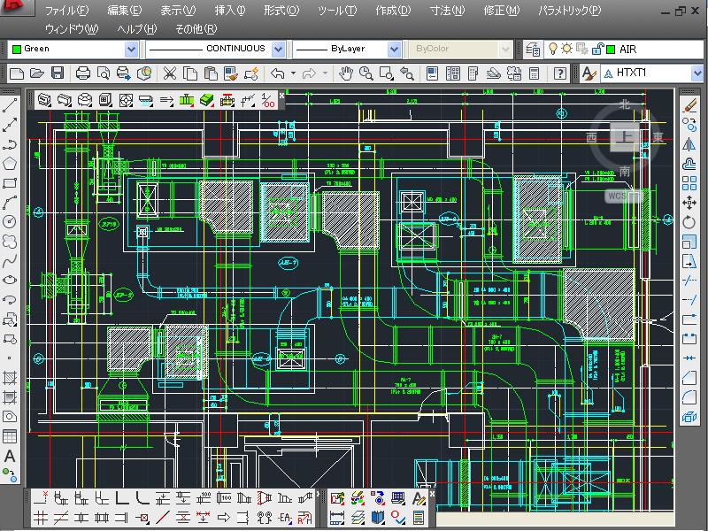 建築設備設計CAD EQ-II 「機械設備(空調・衛生)」