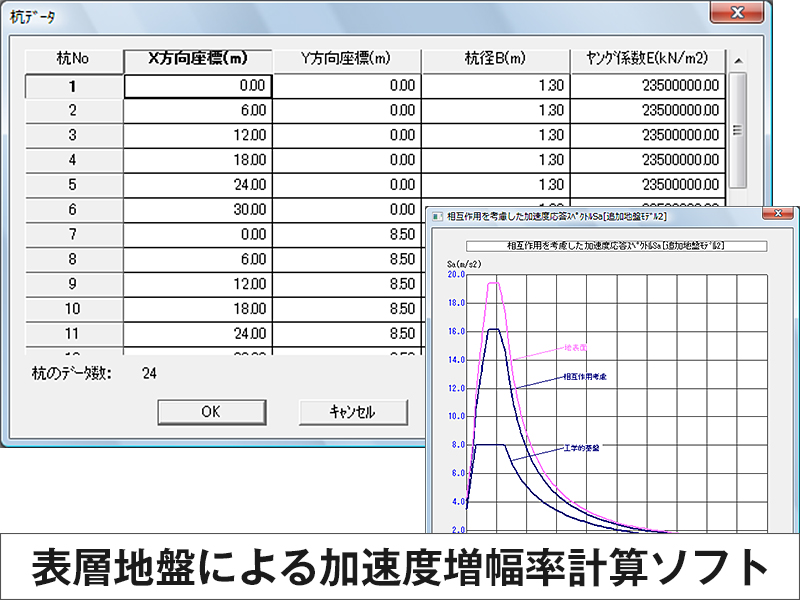 SS21/Dynamic表層地盤相互作用オプション 