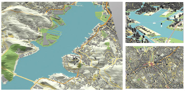BIM/CIM業務向け 広域3次元モデルデータ